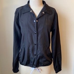 Stussy Woman Black Windbreaker Jacket S